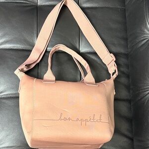 My Tagalongs Dusty Rose Lunch Tote Bag with adjustable Strap